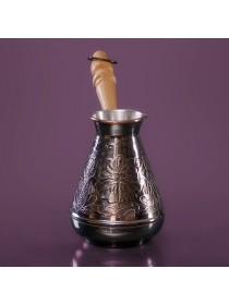 Турка медная "Цветок" 400 мл