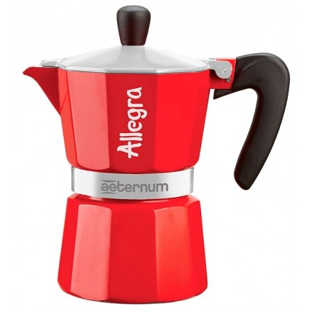 Bialetti "Aeternum Allegra", 3 порции, красная