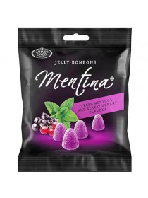 Мармелад жевательный со вкусом чёрной смородины и ментола Mentina 90г